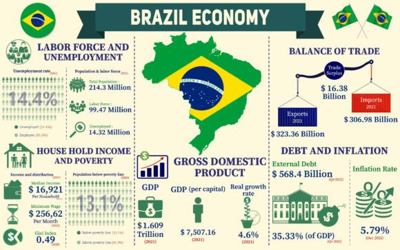 Brazil Economy Infographic Presentation: Your Visual Toolkit for Understanding a Market Powerhouse