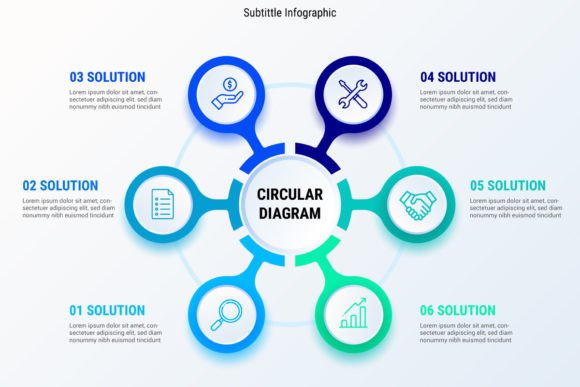 Unlock Your Ideas with a Circular Infographic Diagram