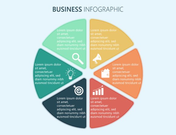 Visualizing Progress: The Power of the Circle Business Infographic Template